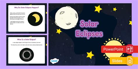 eclipse ppt|Solar Eclipses PowerPoint & Google Slides for K.